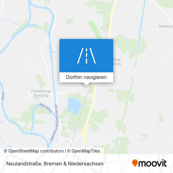 Neulandstraße Karte