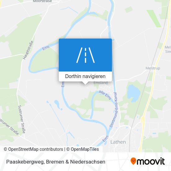 Paaskebergweg Karte