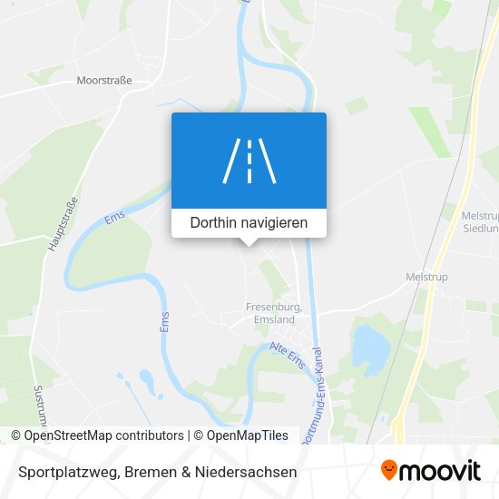 Sportplatzweg Karte