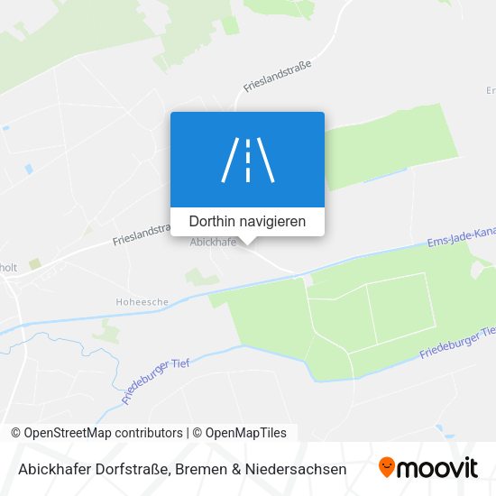 Abickhafer Dorfstraße Karte