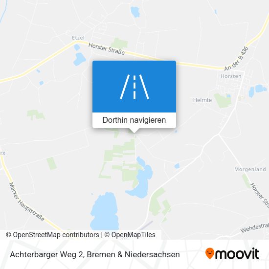 Achterbarger Weg 2 Karte