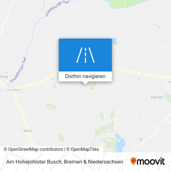 Am Hohejohlster Busch Karte