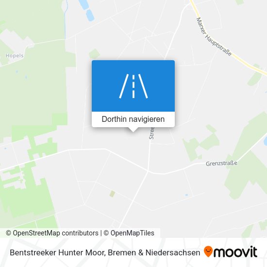 Bentstreeker Hunter Moor Karte