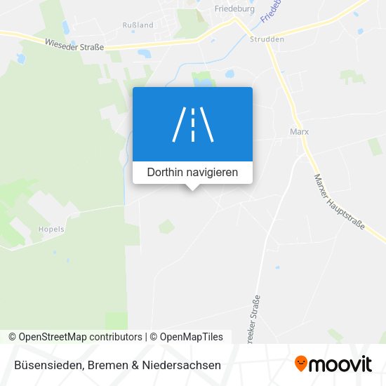 Büsensieden Karte