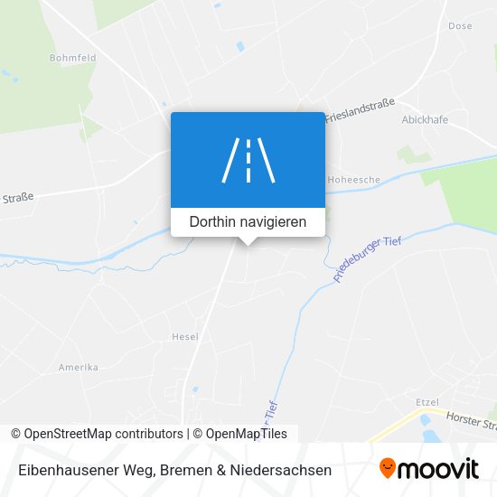 Eibenhausener Weg Karte
