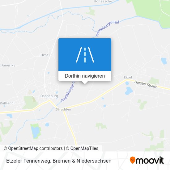 Etzeler Fennenweg Karte