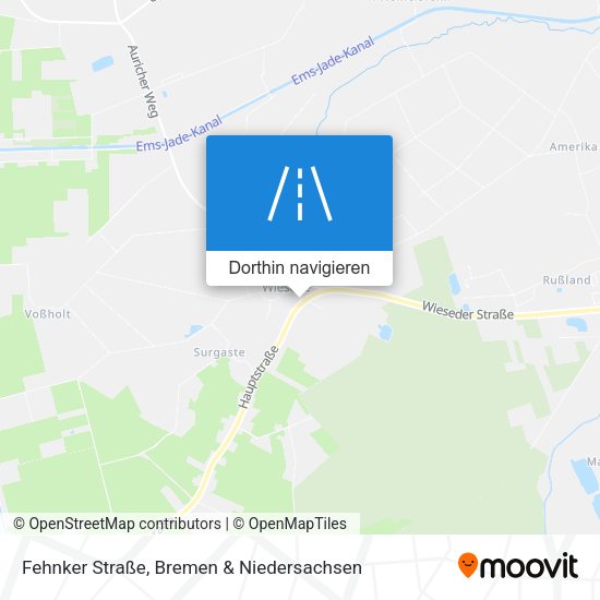 Fehnker Straße Karte