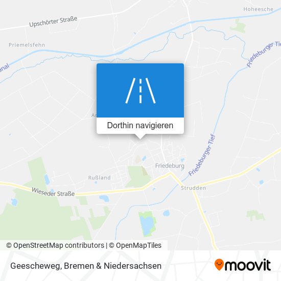 Geescheweg Karte