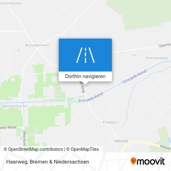 Haarweg Karte