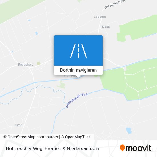 Hoheescher Weg Karte
