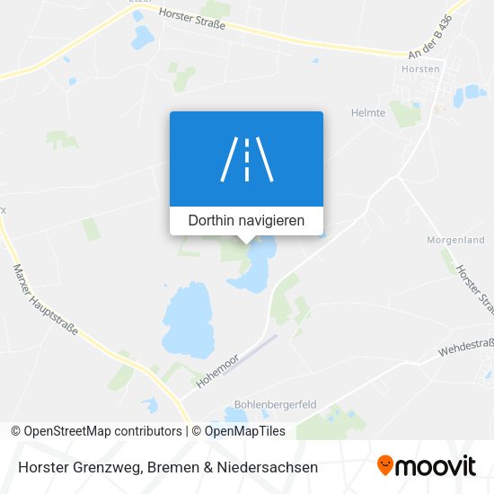 Horster Grenzweg Karte