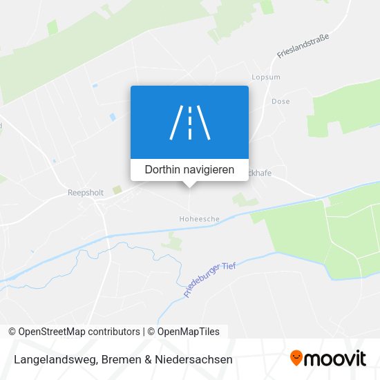 Langelandsweg Karte