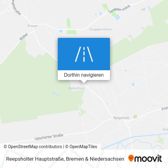 Reepsholter Hauptstraße Karte