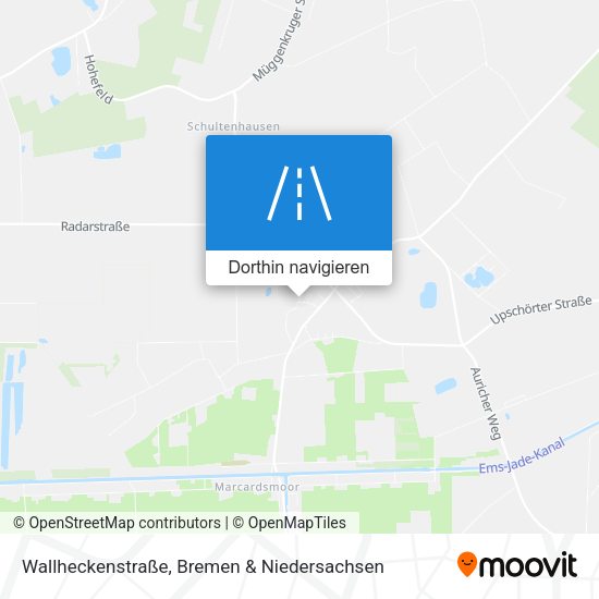 Wallheckenstraße Karte