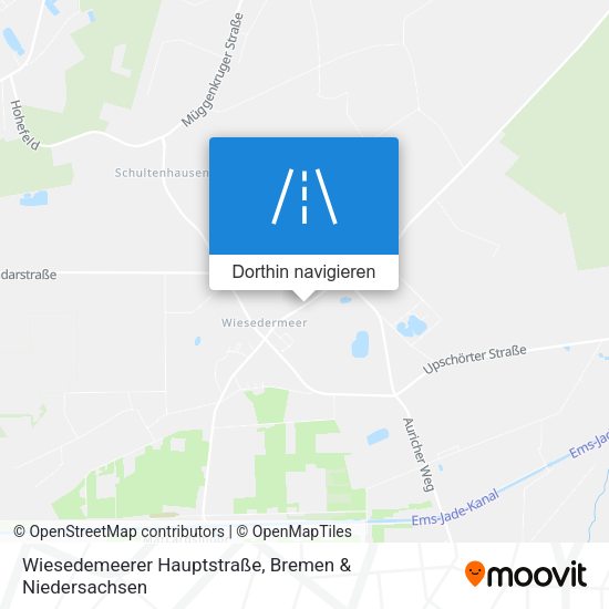 Wiesedemeerer Hauptstraße Karte
