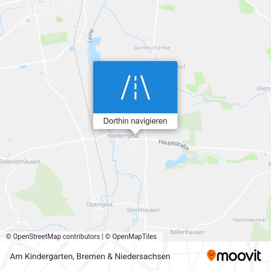 Am Kindergarten Karte
