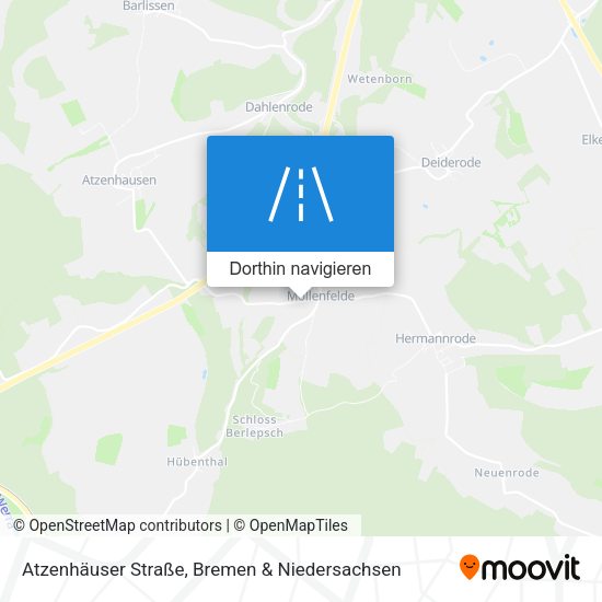 Atzenhäuser Straße Karte