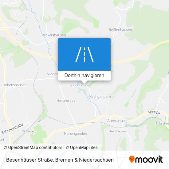 Besenhäuser Straße Karte