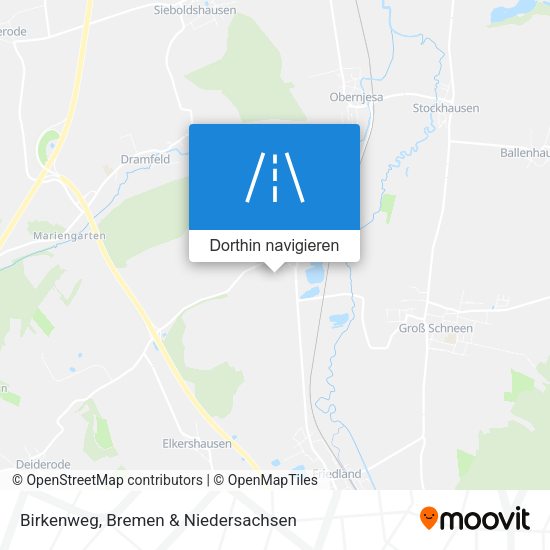 Birkenweg Karte