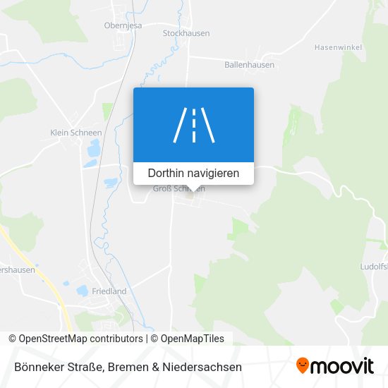 Bönneker Straße Karte