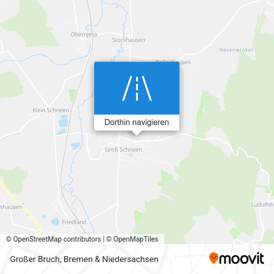 Großer Bruch Karte