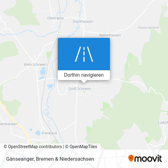 Gänseanger Karte