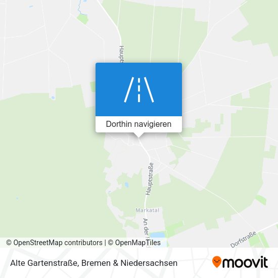 Alte Gartenstraße Karte