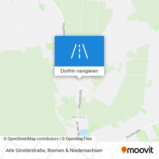 Alte Ginsterstraße Karte