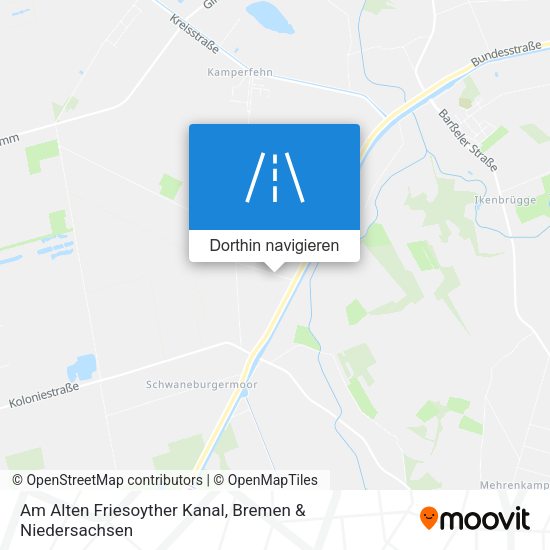 Am Alten Friesoyther Kanal Karte