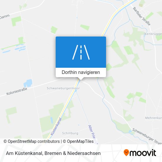 Am Küstenkanal Karte