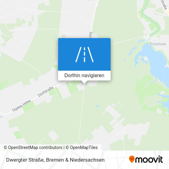Dwergter Straße Karte