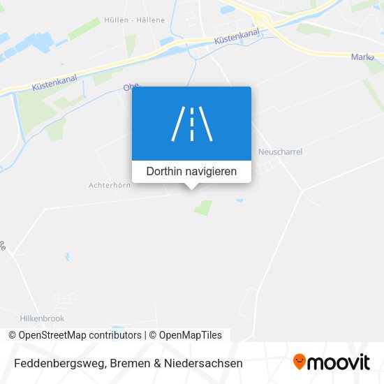 Feddenbergsweg Karte