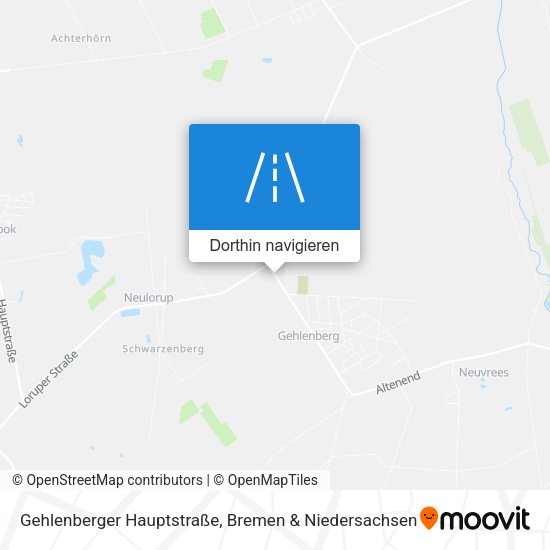 Gehlenberger Hauptstraße Karte