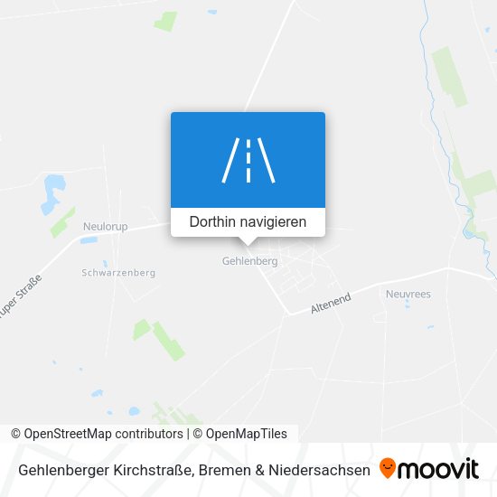 Gehlenberger Kirchstraße Karte