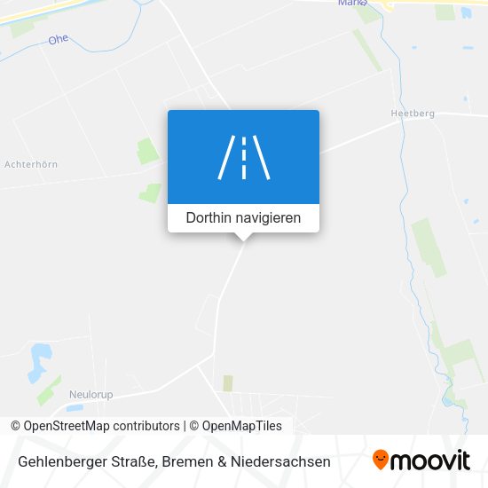 Gehlenberger Straße Karte