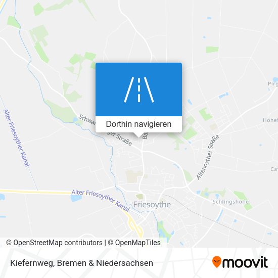 Kiefernweg Karte