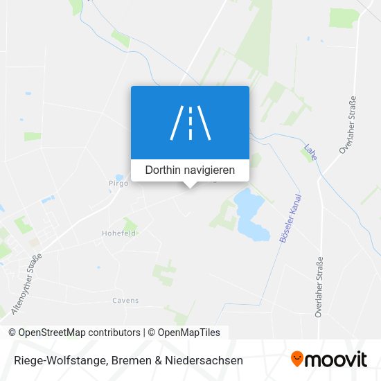 Riege-Wolfstange Karte