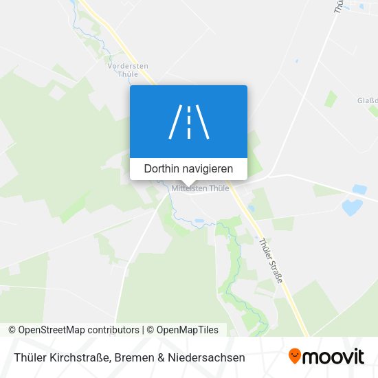 Thüler Kirchstraße Karte