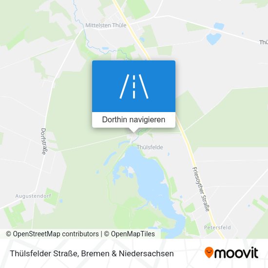 Thülsfelder Straße Karte