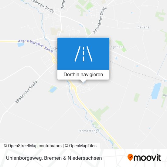 Uhlenborgsweg Karte