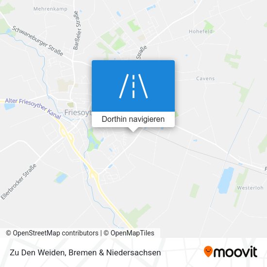 Zu Den Weiden Karte
