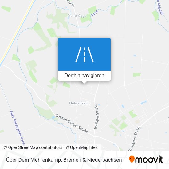 Über Dem Mehrenkamp Karte
