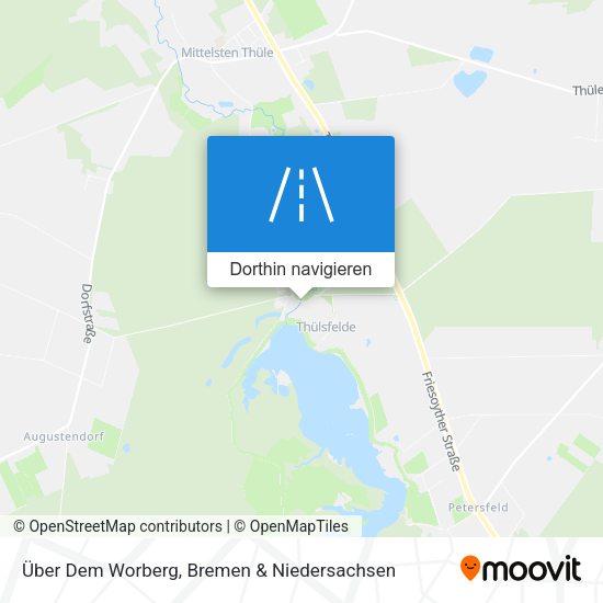 Über Dem Worberg Karte