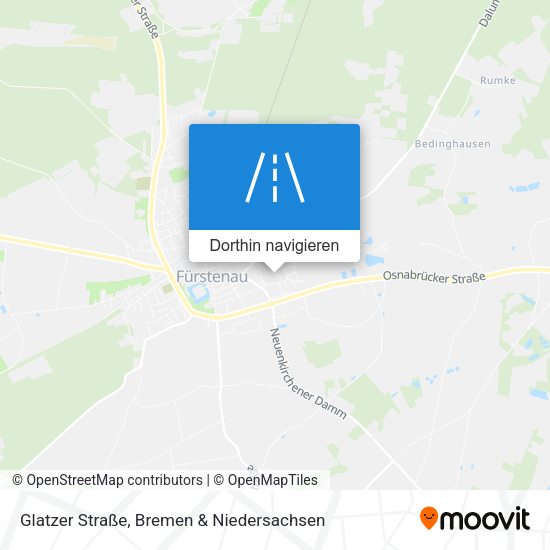 Glatzer Straße Karte