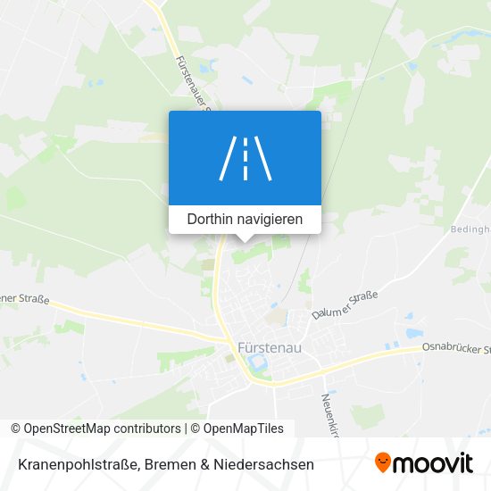 Kranenpohlstraße Karte