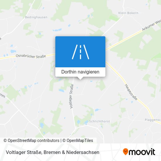 Voltlager Straße Karte