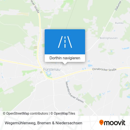 Wegemühlenweg Karte