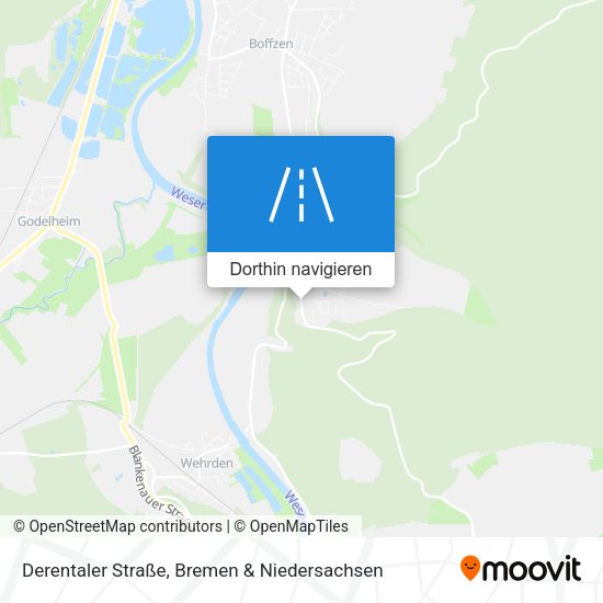 Derentaler Straße Karte