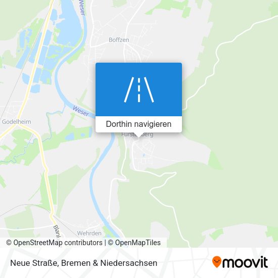 Neue Straße Karte