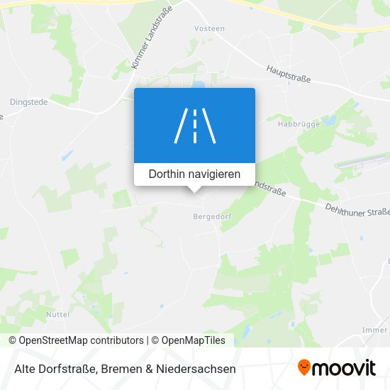 Alte Dorfstraße Karte